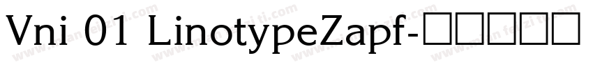 Vni 01 LinotypeZapf字体转换